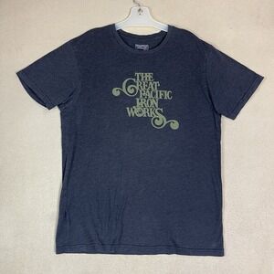 Patagonia T Shirt Mens L Gray Great Pacific Iron Works Graphic Short Sleeve Tee
